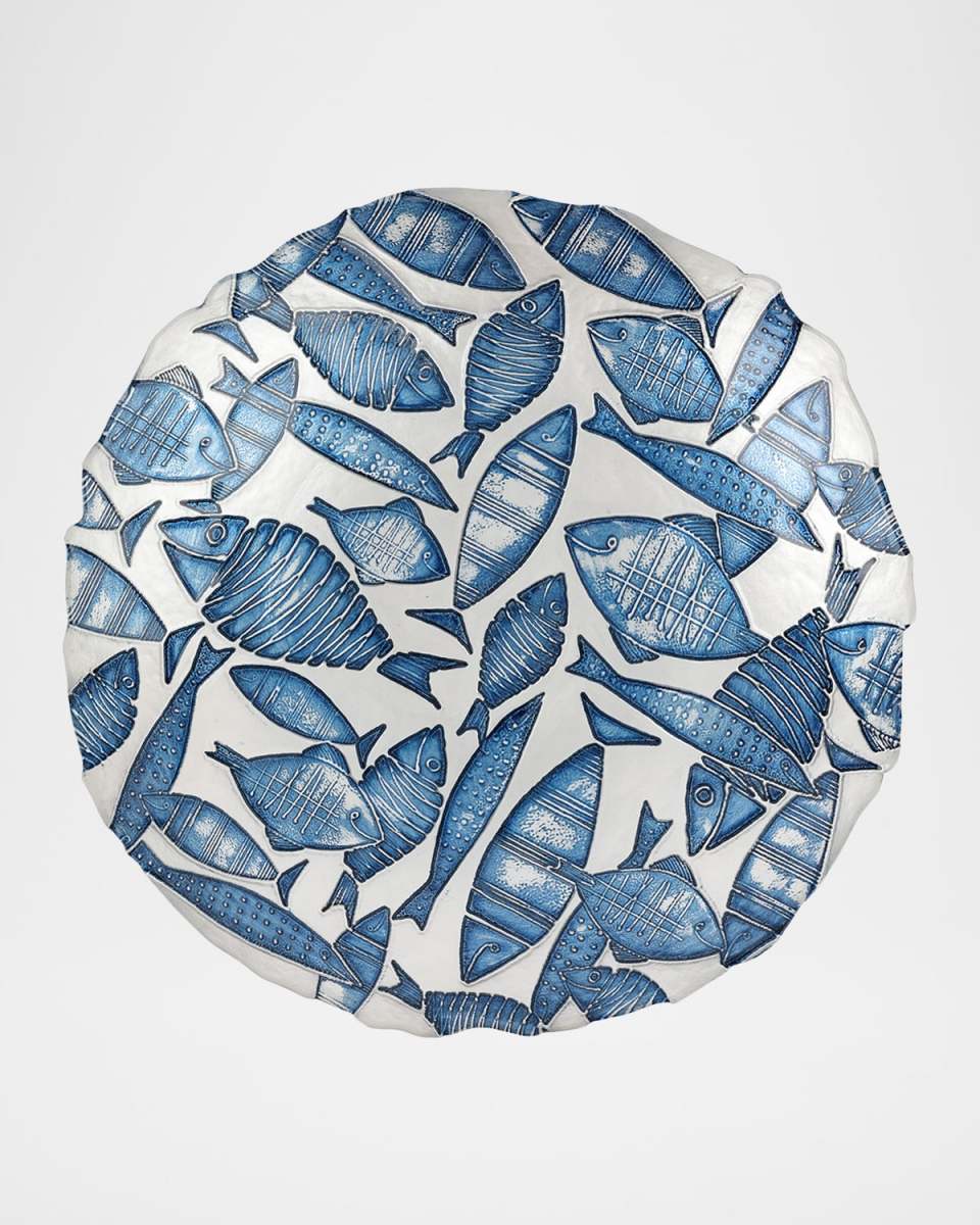 Isola Glass Shallow Bowl
